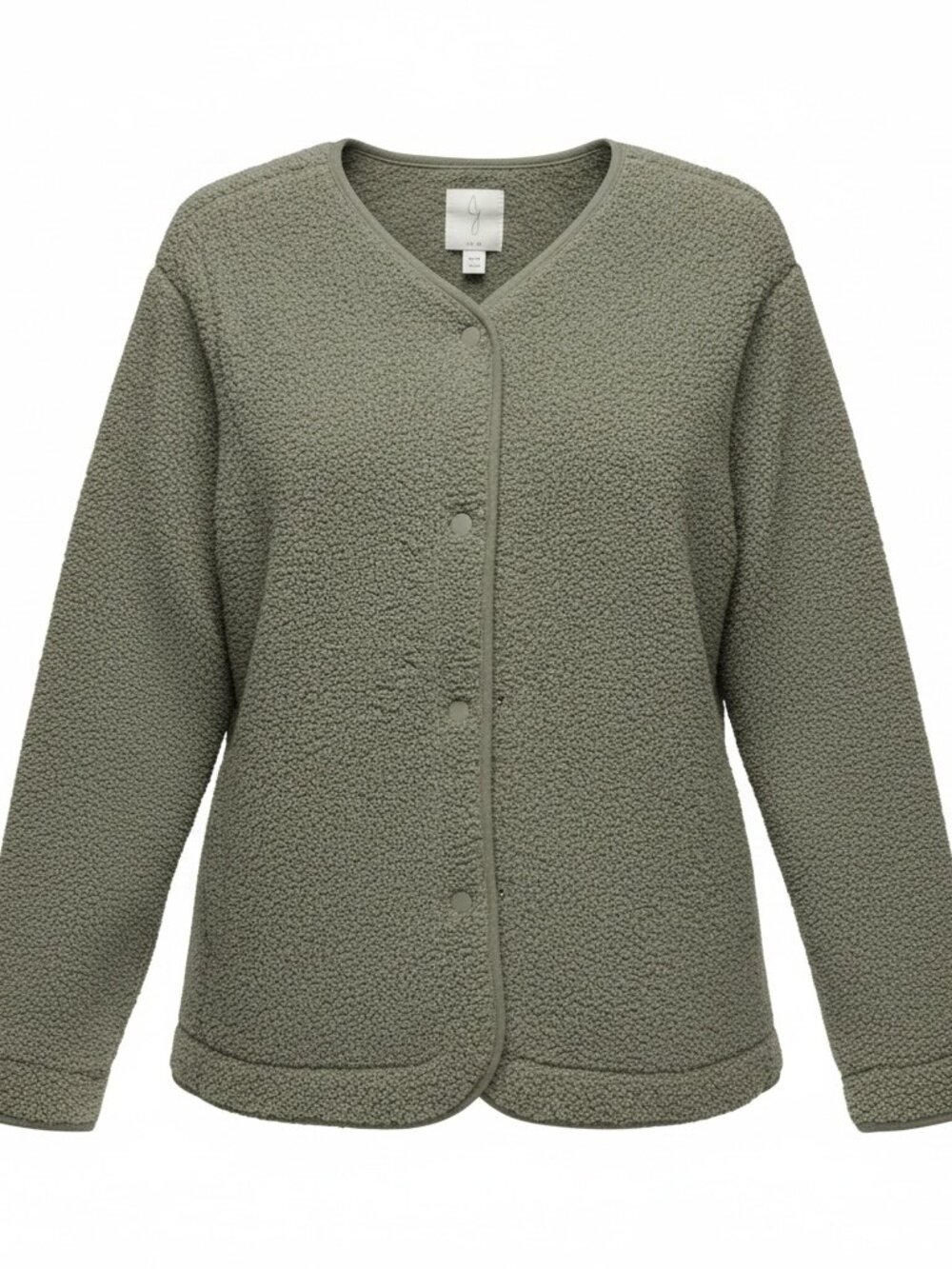 Joie Teddy Sherpa Snap Front Jacket Super Soft Brown | Size M